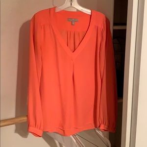 coral Banana Republic long sleeve shirt